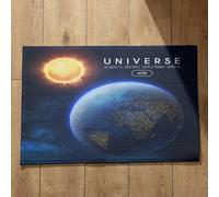 Ethereval Zerbino Stretto E Lungo Tappeto Ingresso Pianeta, Zerbino Ingresso Esterno Piccolo Tappeto Doccia Assorbente Zerbini Antiscivolo 40x60cm