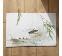 Ethereval Zerbino Ufficio Zerbini Montagna Pittura Cinese Feng Shui, Zerbino Queen Tappeto Cucina Antiscivolo Lavabile Design Personalizzabile 45x75cm