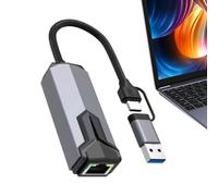 Ethernet Adapter, Socket Controller, High Bandwidth System, Low Latency Connection Unit, Professional Streamer Gear, Workstation, Compact Metal Expansion Size