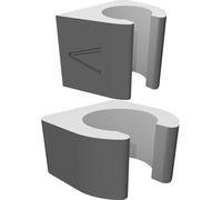 Ethernet Cable Wall Mount for Network Management - Home Cable Organizer