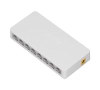 Ethernet Splitter 8 Porta Gigabit Interruttore Non Gestito per Fotocamera di Sorveglianza, Hub di Rete Domestica, Materiale ABS (Plug dell'UE 100-240 V.)