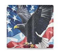EtherSpher 4 luglio Independence Day Black Bird Leather Registrazione e Assicurazione Card Holder Prefetto Car Essentials Portafoglio per Driver Auto Proprietari Rimorchio Moto Barca, 4 luglio