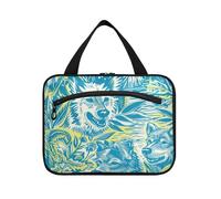 EtherSpher Alaskan Malamute Cartoon borsa appesa per il viaggio con gancio, borsa tote espandibile di design per i viaggiatori lavoro bolsa de maquillaje para mujer L, Cartone animato Alaskan Malamute