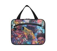 EtherSpher American Influence Style appeso viaggio borse da toilette con gancio, designer kit compatto borsa per gli uomini per gli elementi essenziali di viaggio viaggio bolsa para guardar maquillaje