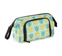 EtherSpher Ananas Chartreuse Pencil Box Grande Capacità Make Up Bag Multifunzionale per Teen College estuche para lapice