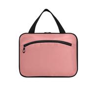 EtherSpher Anguria rossa appesa grande borsa da toilette da viaggio con gancio, borsa impermeabile designer per trucco per le donne bagno porta cosmeticos mujer para cartera L, Rosso cocomero, Large