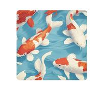 EtherSpher Anime Blue Fish Makeup Organizer Bag Panno Magico Autoadesivo Portatile Trucco Organizzatore Wrap 21.7 X 21.7 Wrapper Organizzatori Cosmetici Per Viaggio, Pesce blu anime, 21.7x21.7in