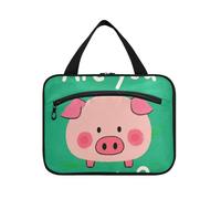 EtherSpher Are You A Pig borsa da viaggio da donna con gancio, kit da toilette espandibile di design per crociera viaggio estuche de maquillaje para mujer L, sei un maiale, Large