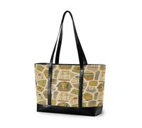 EtherSpher Art Painting Beige Egitto Retro Impermeabile borsa del computer portatile 14 con cerniera valigette per infermieri con bolsos segreto para mujeres