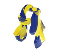 EtherSpher Arte Astratta Giallo Blu Lungo Foulard Sciarpa di seta avvolgente per le donne per la sciarpa di Natale chales para mujer