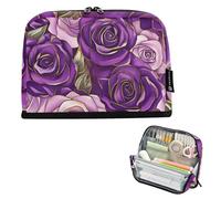 EtherSpher Astuccio per matite viola rosa rosa grande capacità borse per trucco con slot organizer per insegnanti scuola media lapiceras para ninos