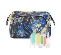 EtherSpher Beauty case con cowboy occidentale Wild West, borsa per trucchi essenziali, borsa per il trucco, borsa per cosmetici da toeletta, Cowboy occidentale Selvaggio West, 1 size