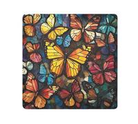 EtherSpher Beauty Owl Circus Style Farfalla Trucco Borsa Da Viaggio Lente Fotocamera Panno Organizzatore Portatile Wrap 21.7 X 21.7 Wrapper Trucco Per Le Donne, Gufo di bellezza stile circo farfalla,