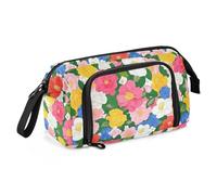 EtherSpher Beauty Spring Colorato Fiore Matita Dell'organizzatore Grande Capacità Del Sacchetto Della Matita Del Supporto con Cerniera per Ragazze Adolescenti Viaggi cartuchera para muj