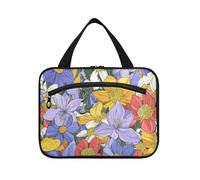 EtherSpher Beauty Spring Colorful Flower Hanging borse per le donne in viaggio con gancio, designer chic kit da barba borse per gli uomini per viaggiare donne palestra bolso para maquillaje L