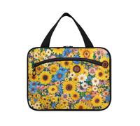 EtherSpher Beauty Spring Colorful Flower Hanging borse per le donne viaggiano con gancio, designer necessità trucco borsa per crociere viaggio crociere envase para profumo de L, bellezza primavera