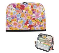 EtherSpher Beauty Spring Colorful Flower Pencil Case Box Grande Capacità Trucco Sacchetti Organizzatore di Immagazzinaggio Portatile per Bambini Grado Forniture scolastiche cartucheras escolares para