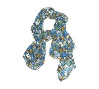 EtherSpher Bellezza Primavera Fiori Blu Scialli lunghi essenziali sciarpa leggera per le donne per collo bufandas para mujer para frio