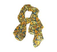 EtherSpher Bellezza Primavera Giallo Daisy Lunga pashmina seta leggera sciarpa per le donne per l'inverno chales para mujer