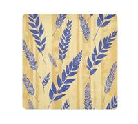 EtherSpher Blu Grano Oro A Righe Articoli Da Toeletta Sacchetti Panno Adesivo Magico Viaggio Organizer Wrap 21.7 X 21.7 Wrapper Per Articoli Da Toeletta, Blu Grano Oro a righe, 21.7x21.7in