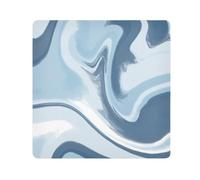 EtherSpher Blu-grigio Gradiente Cosmetici Borse Panno Lente Fotocamera Autoadesivo Gioielli Organizer Wrap 21.7 X 21.7 Wrapper Trucco Per Le Donne, Gradiente blu-grigio, 21.7x21.7in