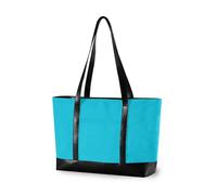 EtherSpher Blu moderno tote bag per laptop con cerniera tela tote bag per l'università con pranzo bolsos segreto para mujeres