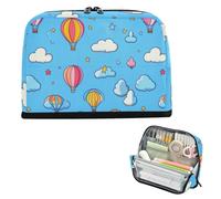 EtherSpher blu Mongolfiera Matita Borse Grande Capacità Cosmetici Sacchetto di Alta Capacità Caso Portamatite per Adulti Scuola Must Haves caja para lapices escolares nina