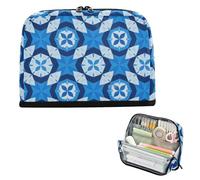 EtherSpher Blu Tie-dye Astuccio Penna Grande Capacità Borse Penna Sottile Borsa Multiuso per Teen High School bolsas de maquillaje para mujer