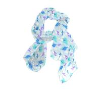 EtherSpher Blu-viola Calla Lily Flowers Fascia lunga sciarpa di seta leggera per gli uomini per la sera bufanda para mujer elegante