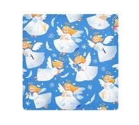 EtherSpher Blue Snow Angel Travel Pouch Panno Autoadesivo Make Up Organizzatori Wrap 21.7 X 21.7 Wrapper Trucco per Donne, Angelo della neve blu, 21.7x21.7in