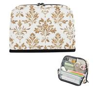 EtherSpher Boho Dorato Modello Matita di Stoccaggio Caso di Grande Capacità Penne Custodie Semplice Moneta per Ragazze Kindergarten cartera para lapices escolares de nina