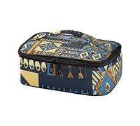 EtherSpher Boho Oro Blu Texture Vintage Decorativo Termico Cooler Bag Lunch Box per Ragazzi per Go Out lonchera pequena para Mujer