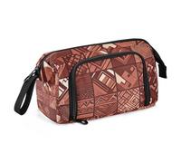 EtherSpher Boho Rossastro Marrone Texture Regolare Scuola Matita Astucci Grande Capacità Con Matita Leggero per Studente College High School cartuchera pequena para lapices