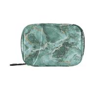 EtherSpher Borsa della medicina di viaggio di struttura di marmo irregolare dell'oro verde con i compartimenti staccabili caso di viaggio conveniente dell'organizzatore