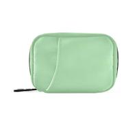 EtherSpher Borsa di pronto soccorso verde tenera con scomparti staccabili organizer portatile per pillole 2 volte al giorno per borsa