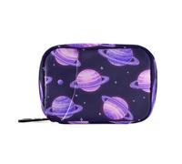 EtherSpher Borsa di pronto soccorso viola con scomparti staccabili attaccabile portapillole da viaggio per borsa