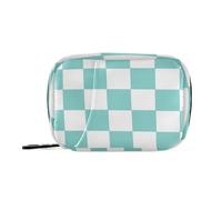 EtherSpher Borsa medica scozzese americana verde e bianca con scomparti staccabili attaccabile organizer per pillole da giorno per borsa