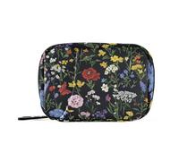 EtherSpher Borsa medica variopinta dei fiori dell'annata con la cassa portatile della pillola di viaggio degli scomparti stacc