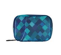EtherSpher Borsa per medicine da viaggio blu reale verde acqua con scomparti staccabili comodo organizer per pillole da viaggio per borsa