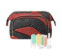 EtherSpher Borse da viaggio leggere della borsa di viaggio di struttura della pelle di Borgogna per le donne cambiano la borsa, Texture della pelle bordeaux, 1 size