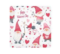 EtherSpher Borse da viaggio per San Valentino Red Dwarf Panno Autoadesivo Trucco Organizzatore Wrap 21.7 X 21.7 Wrapper Organizer Borse Per Le Donne, San Valentino Nana rossa, 21.7x21.7in