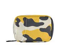 EtherSpher Borse mediche beige mimetiche gialle per le donne con scomparti staccabili organizer per pillole da giorno conveniente per borsa