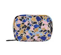 EtherSpher Borse variopinte della medicina di marmo per le donne con l'organizzatore portatile attaccabile della pillola dei compartimenti stacc