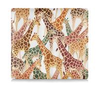 EtherSpher Brown Cartoon Animal Giraffa Cuoio di Assicurazione Auto e Registrazione Titolare Della Carta Del Veicolo Scatola di Guanti Organizer per Patente di Guida, Carte & Documenti Essenziali