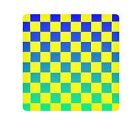 EtherSpher Buffalo Plaid Check Giallo Blu Verde Gradiente Borsa Cosmetica Da Viaggio Panno Adesivo Magico Da Viaggio Make Up Organizer Wrap 54,7 X 55,7 Wrapper Organizzatore Cosmetico Per Viaggi,