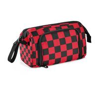 EtherSpher Buffalo Plaid Check Nero Rosso Matita Pouch Slot Grande Capacità Astuccio Portatile per Preppy Back to School Supplies cartuchera para ninas