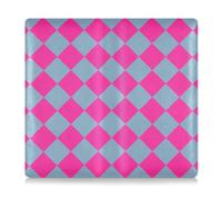 EtherSpher Buffalo Plaid Pesca Grigio Pelle Premium Registrazione Auto Titolare della Carta di Assicurazione Auto Truck Comparment Accessori Custodia per Carte, Documento Essenziale Patente di Guida,