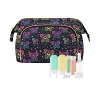 EtherSpher Carino Animale Koala Bear Neon Star Trucco Borse Zipper Organizer Bag Borsa di Immagazzinaggio Borsa Cambiamento Borsa per Oggetti Personali, Carino animale koala orso neon stella, 1 size