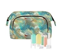 EtherSpher Carino Beluga Whale Bianco Cosmetici Borsa Leggero Cosmetici Borse Da Viaggio Per Le Donne Cambiare Borsa per Grande Capacità, carino, bianco, beluga, balene, 1 size