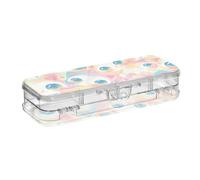 EtherSpher Carino Cartoon Pastello Gatti Progettato Cancella Matite Box Double Deck Penne Marker Case Per Cancelleria Forniture Con Snap E Coperchio